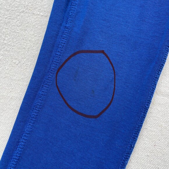Primary Organic Long-Sleeve PJ Top & Pants, "Cobalt" Blue, Size 4-5, GUC - Picture 8 of 13